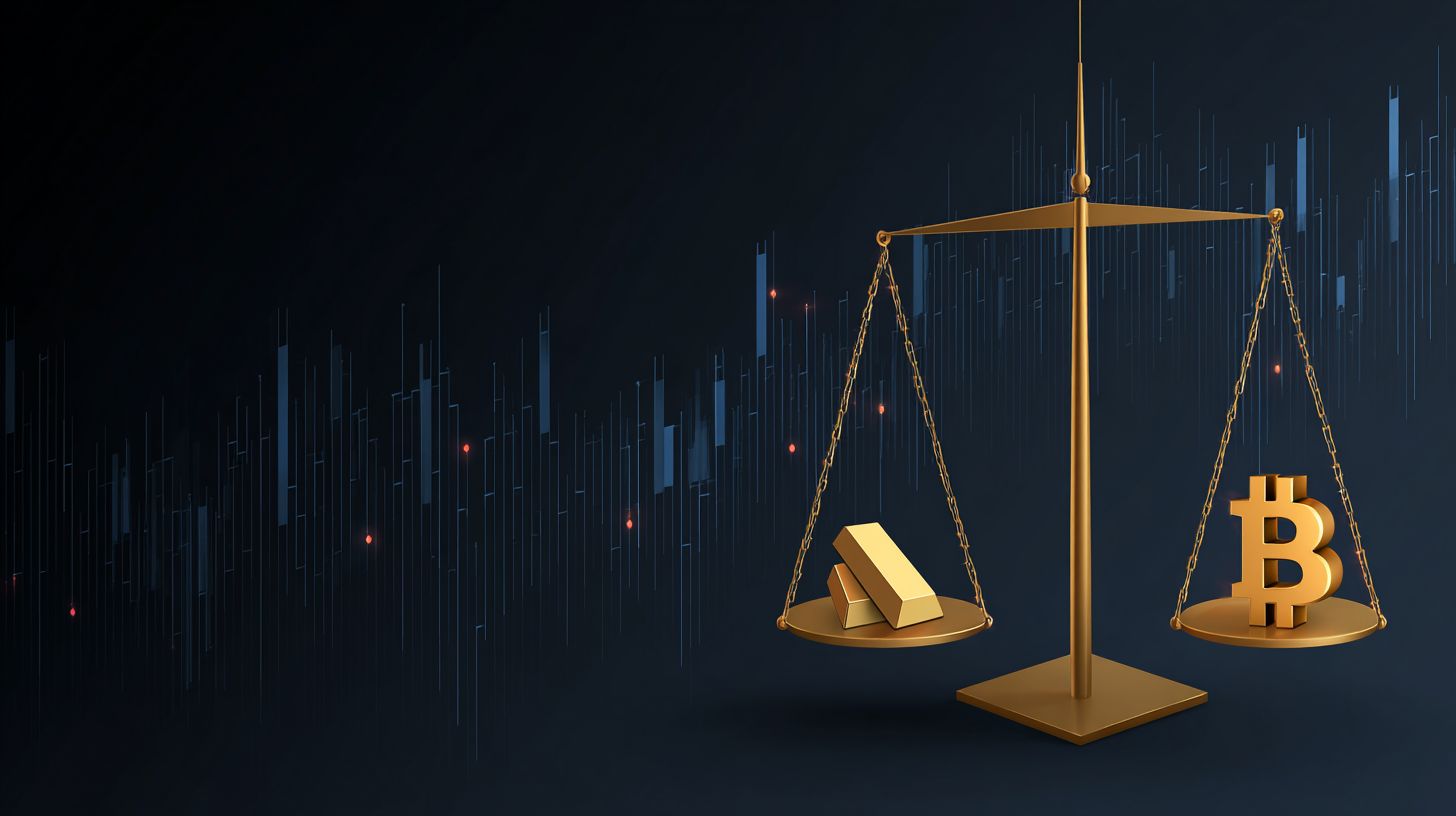 Gold IRA stability vs Crypto IRA volatility chart